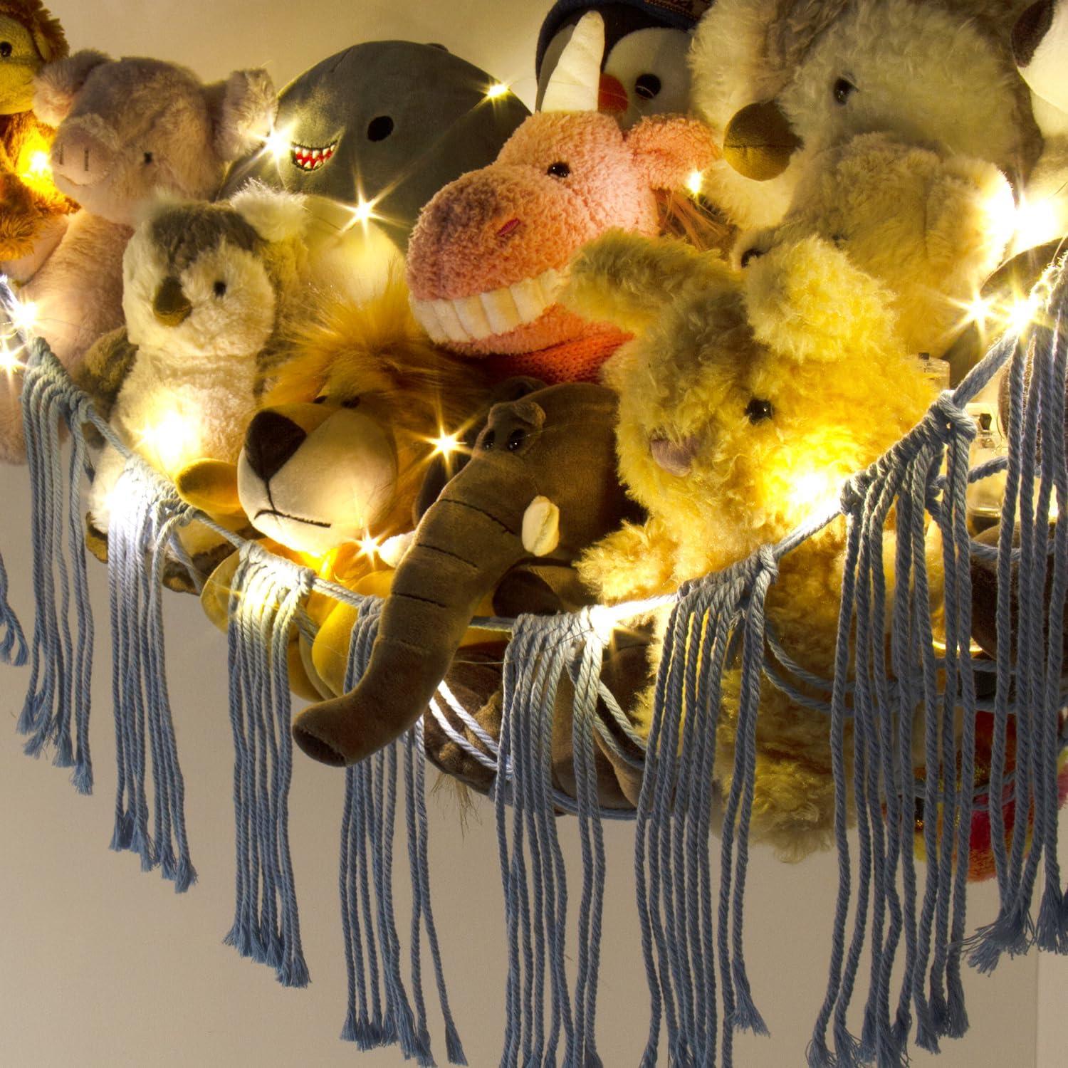 Hamaca de Peluches RelaxScene Grande con Luz LED Azul
