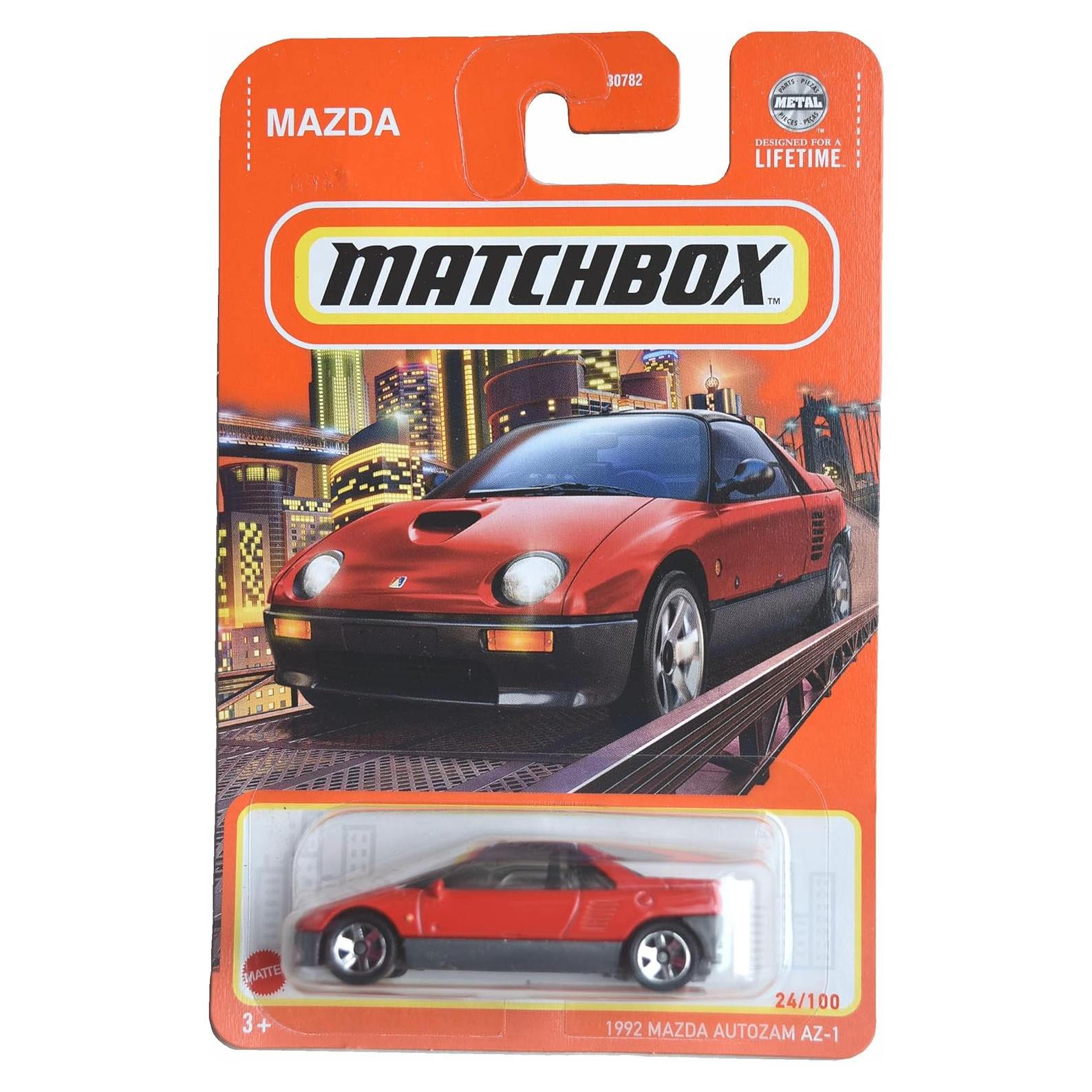 Matchbox Mazda Autozam AZ-1 1992 Escala 1:64 Rojo
