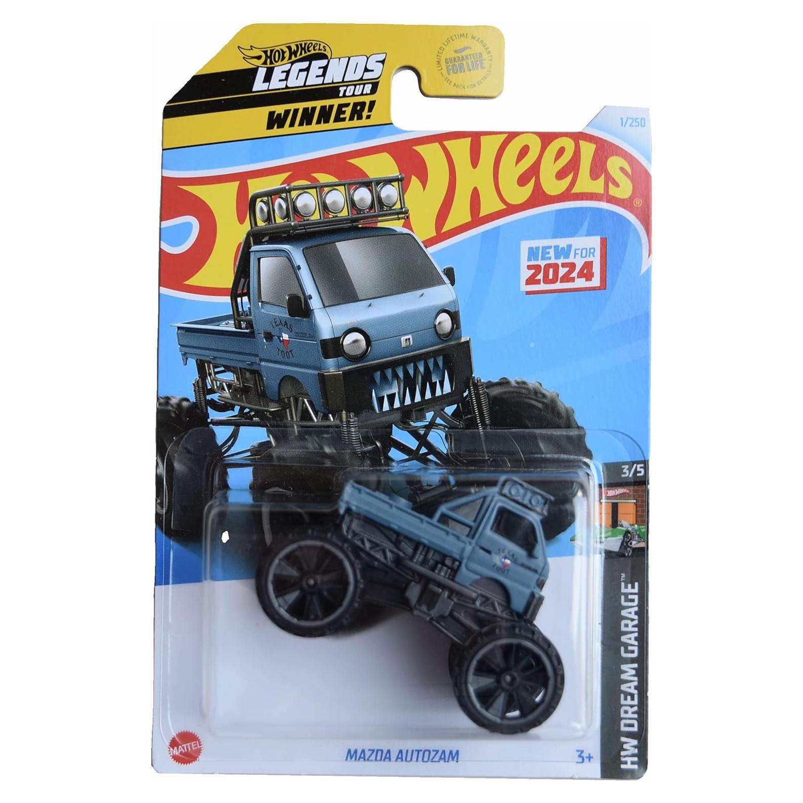 Auto de Juguete Mazda Autozam Hot Wheels 2021 Azul