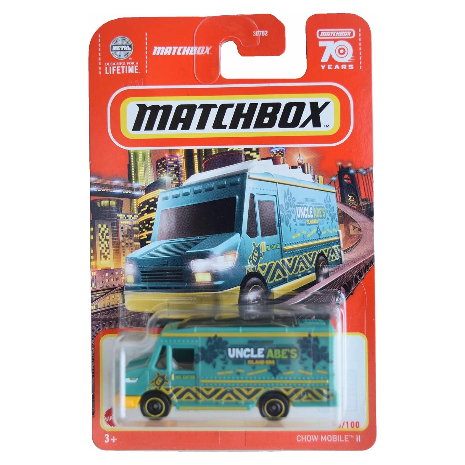 Matchbox Chow Mobile II 70 Años Vehículo de Metal