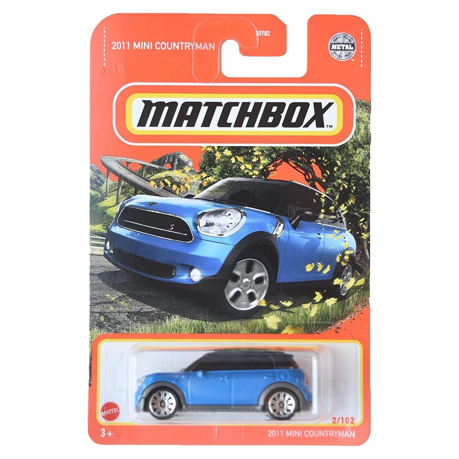 Auto a Escala Matchbox Mini Countryman Azul 2011 - 20.32 cm