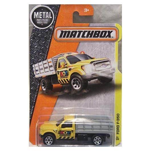 Matchbox Ford F-350 Amarillo 2016 Die Cast 8.89cm