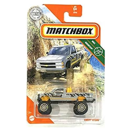 Matchbox Chevy K1500 Gris 1:64 Vehículo Coleccionable