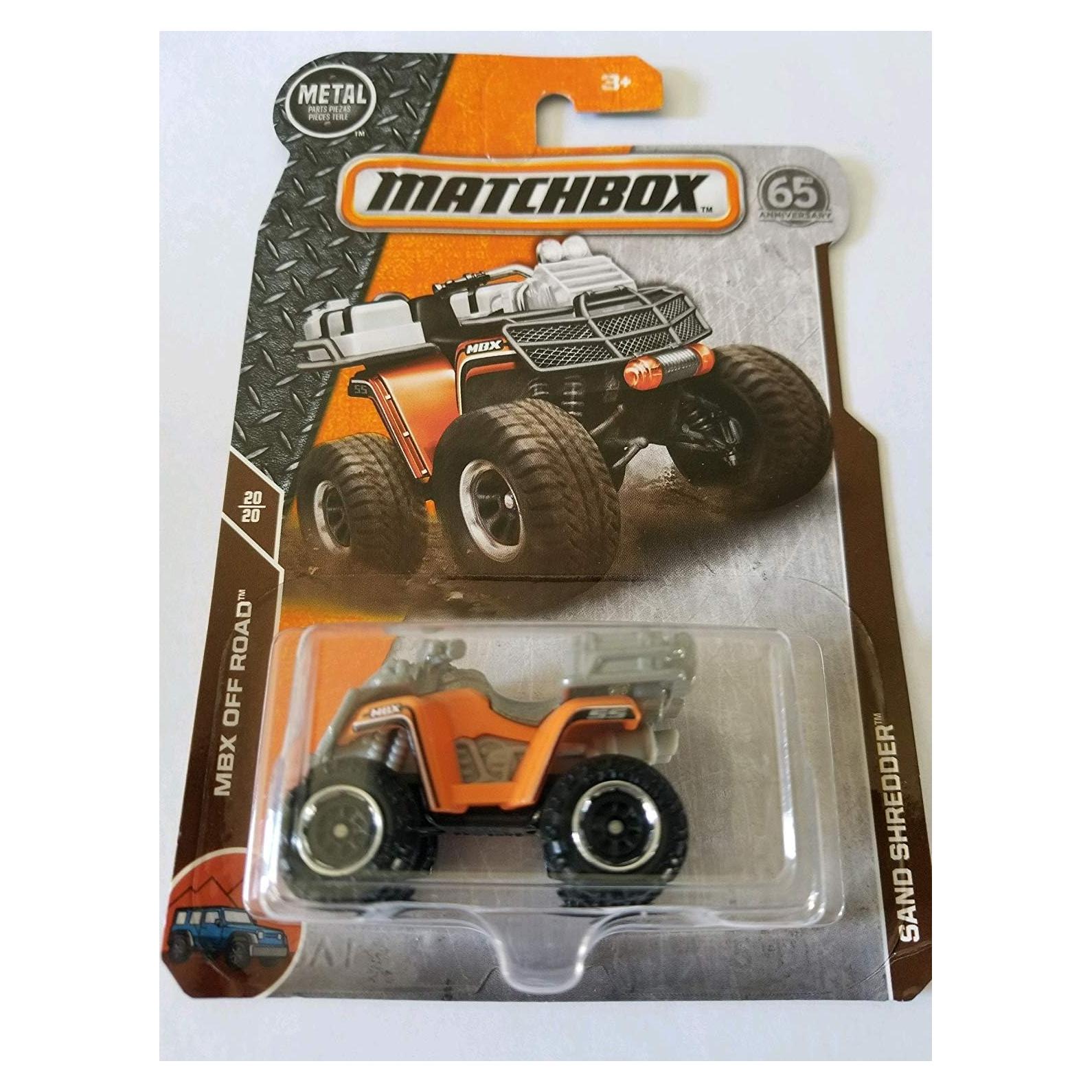 Matchbox ATV Off Road Sand Shredder Naranja 1:64