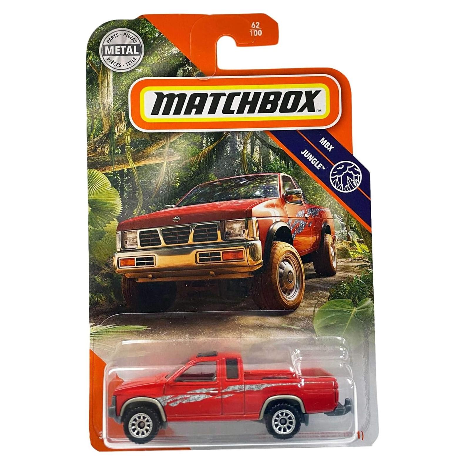 Matchbox Nissan Hardbody 1995 Escala 1:64 Rojo
