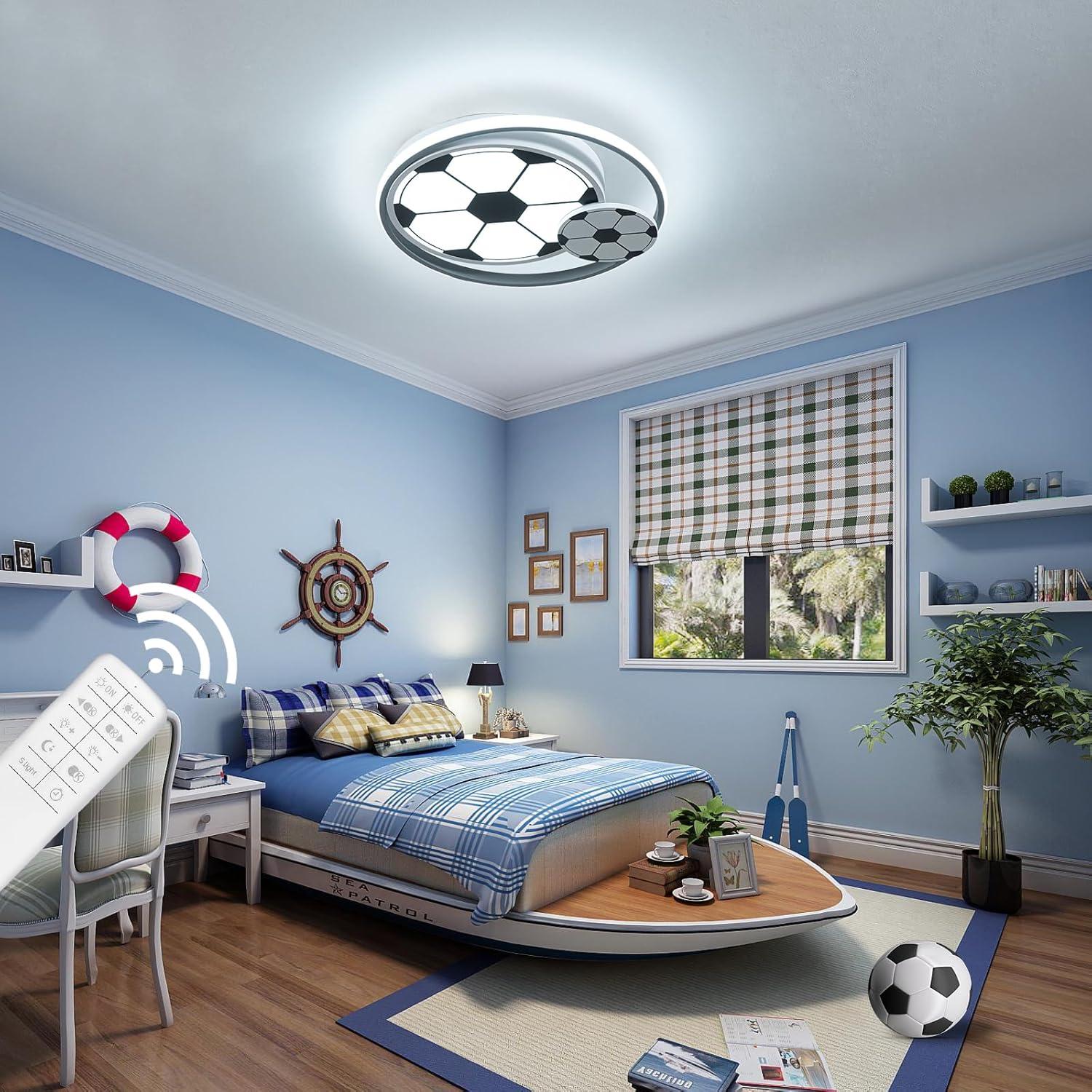 Luz de Techo LED Regulable Shine LUEST Fútbol 43cm