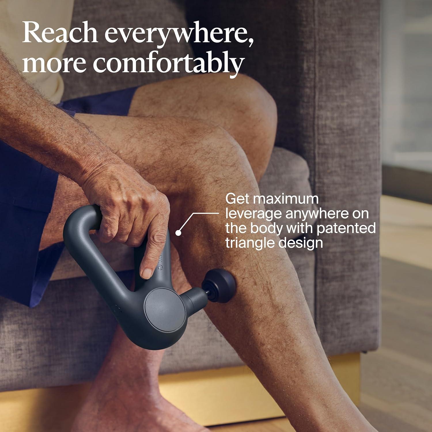 Pistola de Masaje Theragun Alivio - Tejido Profundo, Bluetooth, Negro