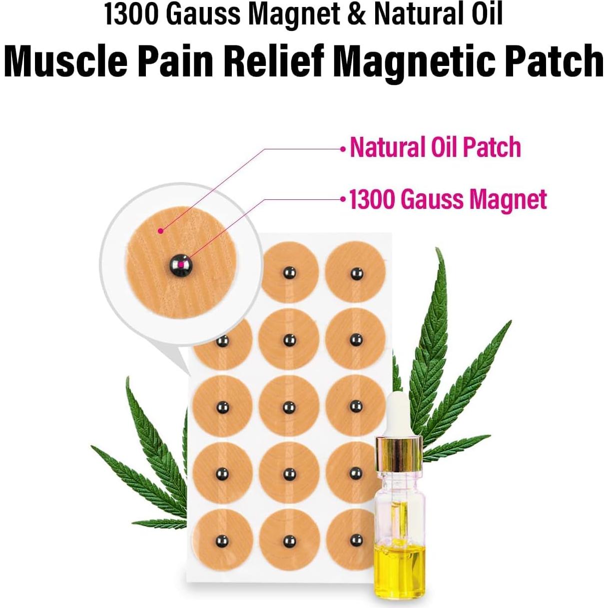 Parche Magnético Muscular Healthanapa 45 Parches 1300 Gauss