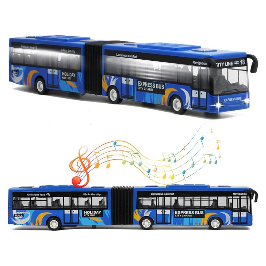 Juguete Autobús Urbano Crelloci 28 cm con Sonidos y Luces