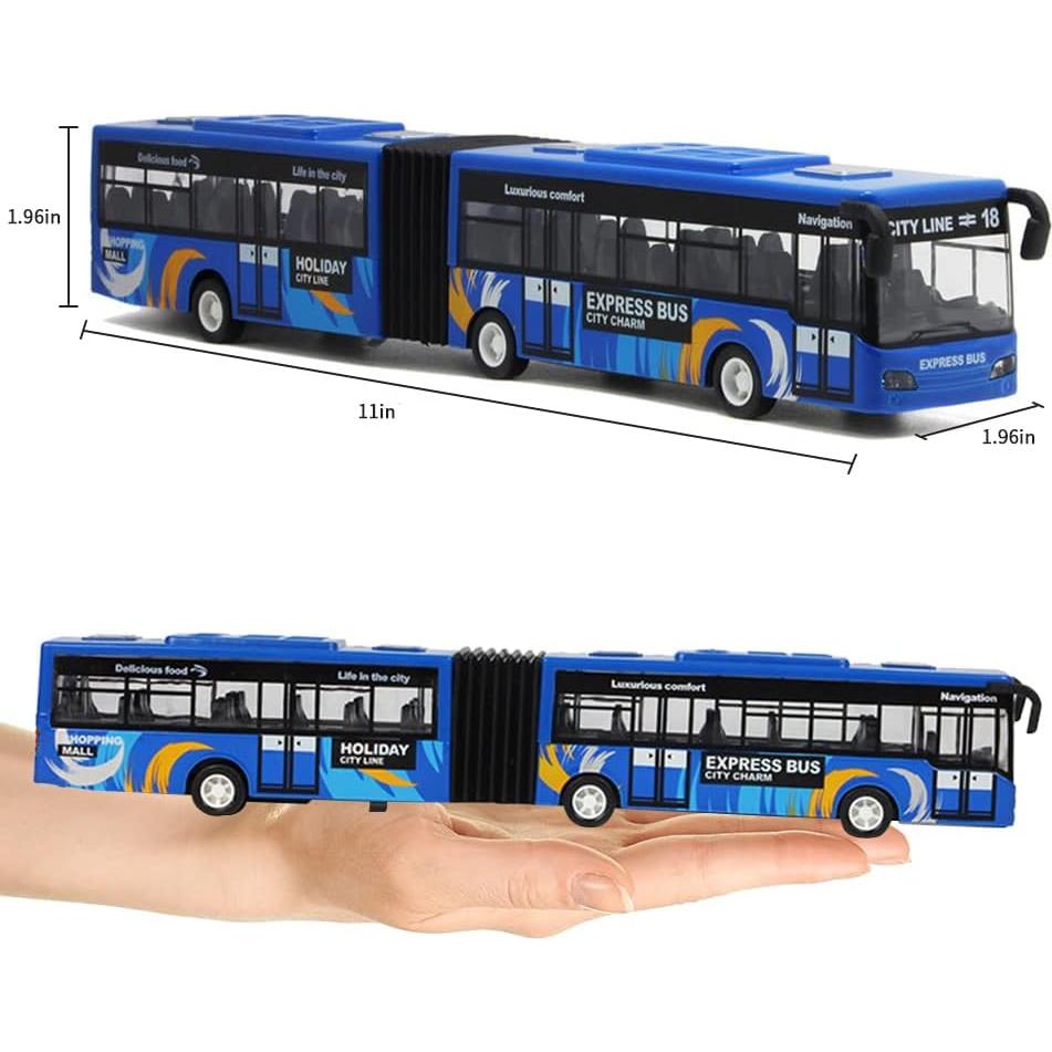 Juguete Autobús Urbano Crelloci 28 cm con Sonidos y Luces