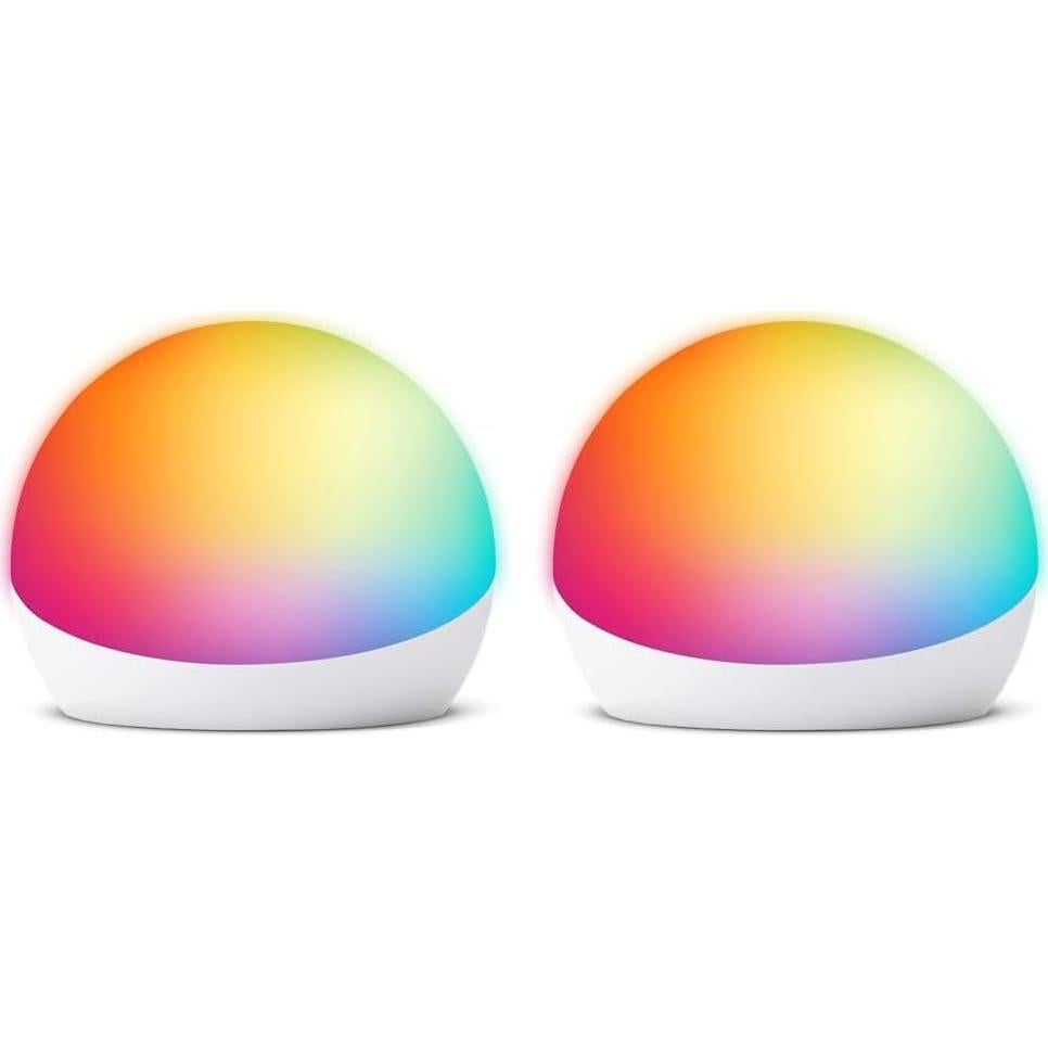 Lámpara Inteligente Echo Glow - Paquete de 2 Multicolor