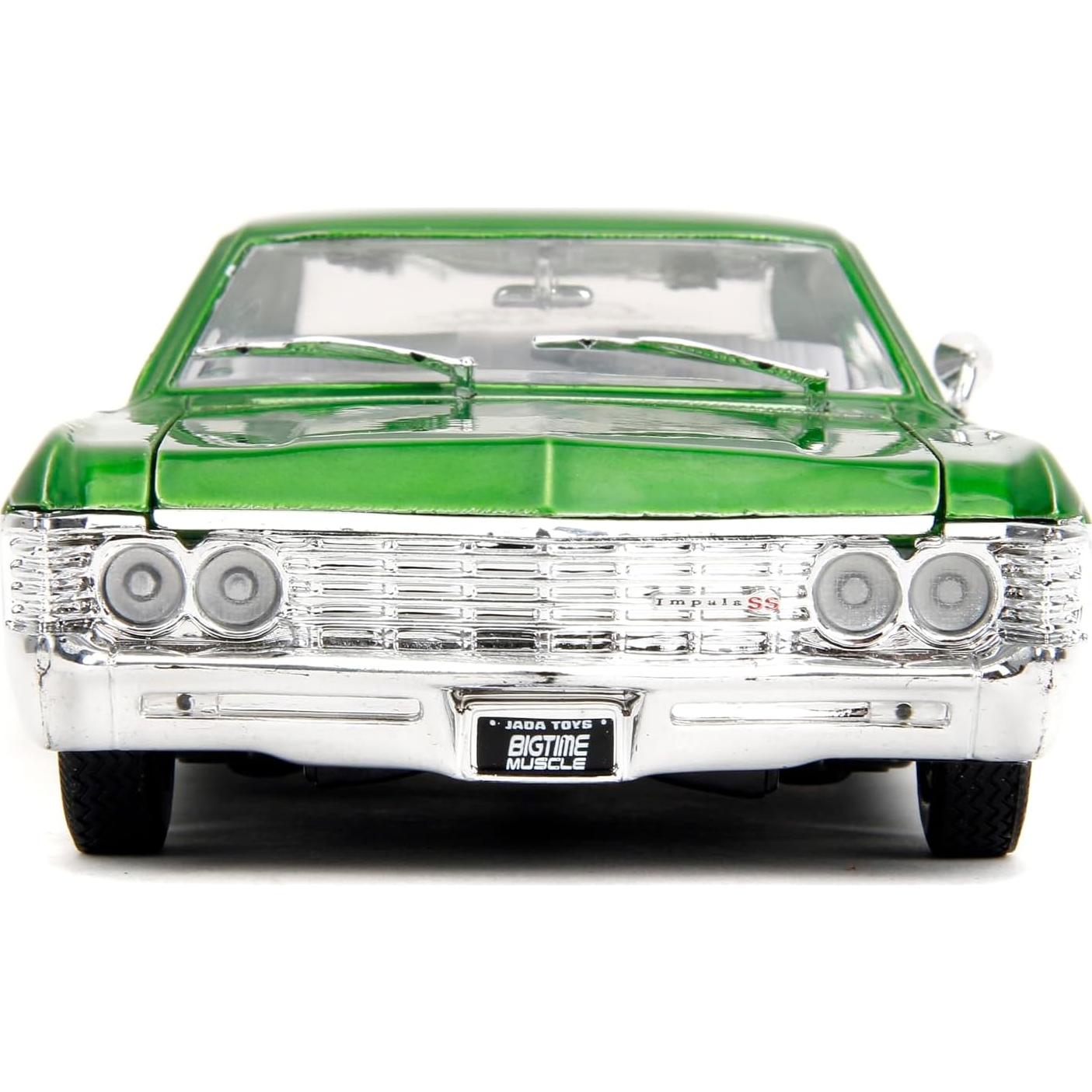 Coche Die-Cast 1:24 Jada Toys 1967 Chevrolet Impala SS Verde/Blanco