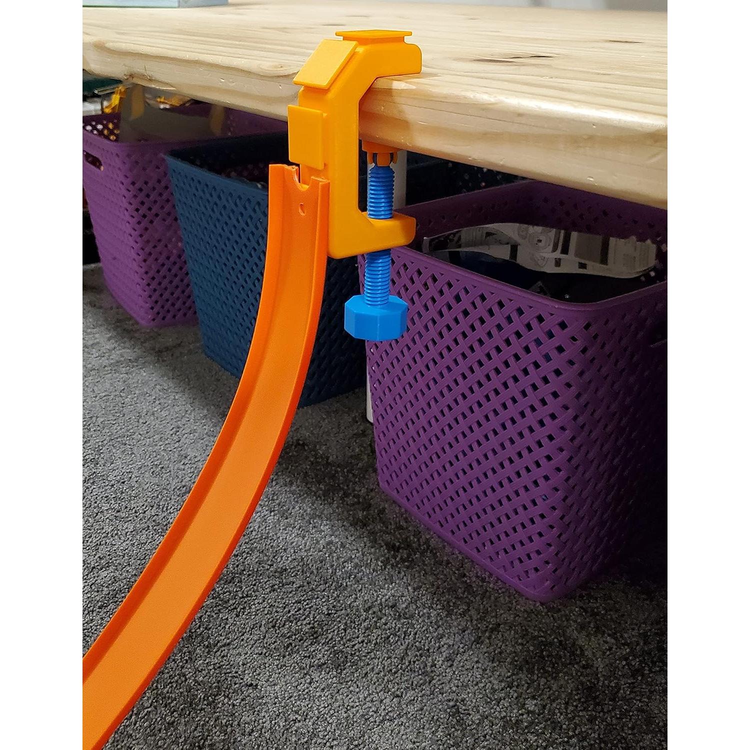 Abrazadera C para pistas Hot Wheels y Matchbox 1:64 - SpeedFreakCNC