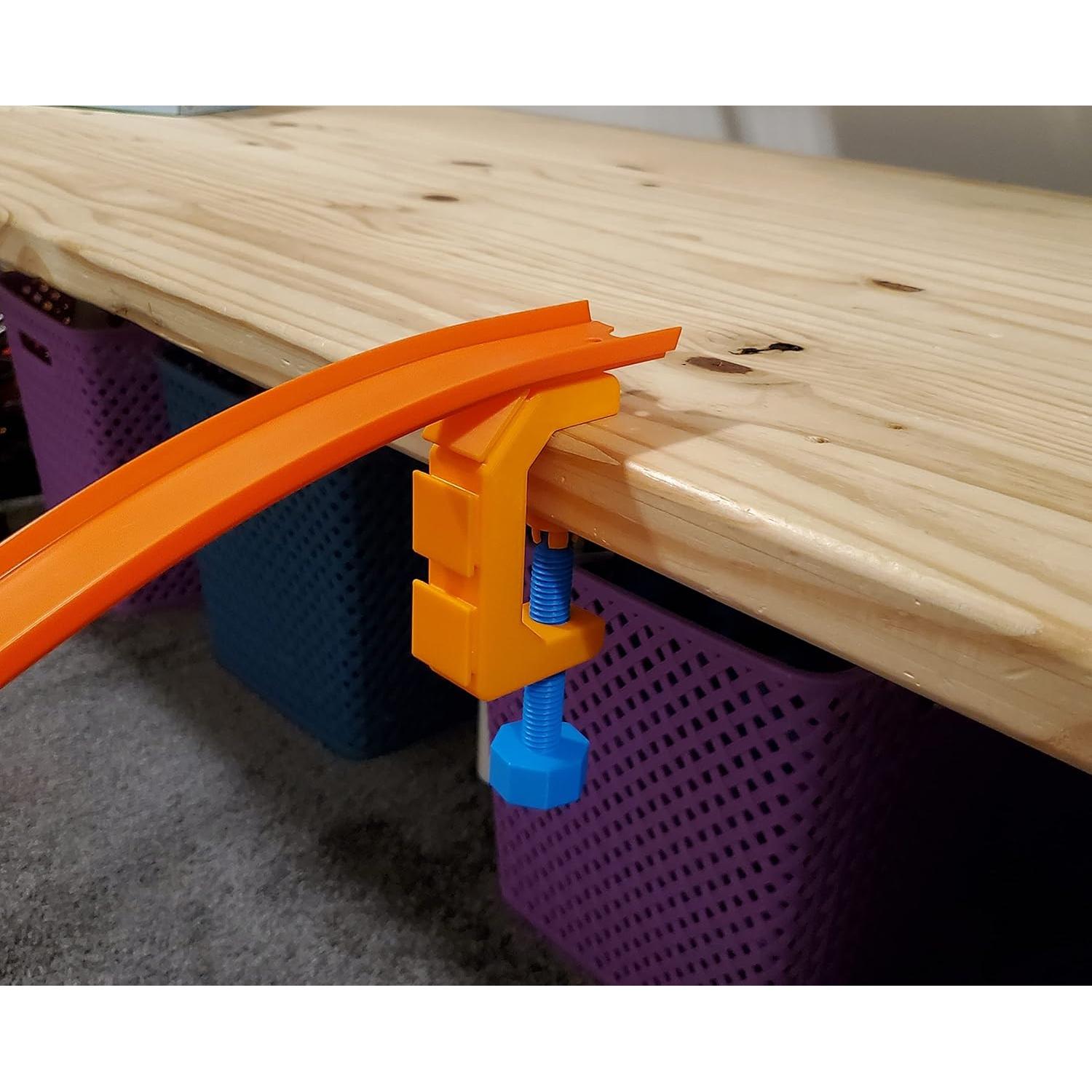 Abrazadera C para pistas Hot Wheels y Matchbox 1:64 - SpeedFreakCNC