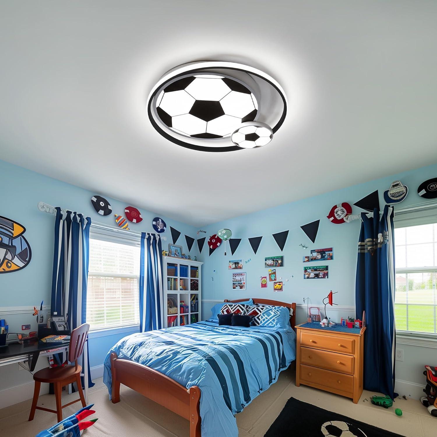 Luz de Techo LED Fútbol YCMGEAD 40cm 47W Ajustable