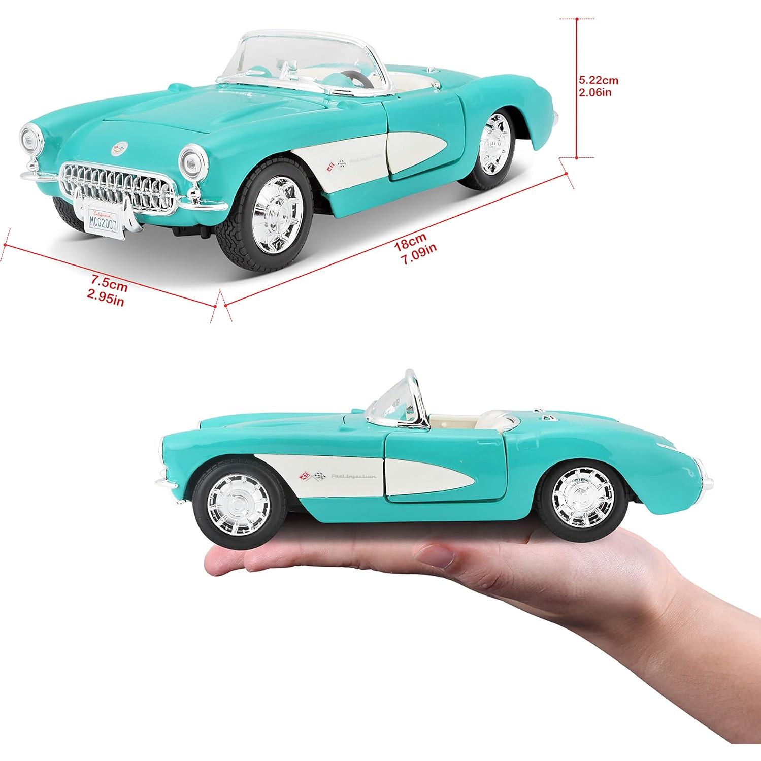 Maisto 1:24 Chevrolet Corvette 1957 Edición Especial Turquesa
