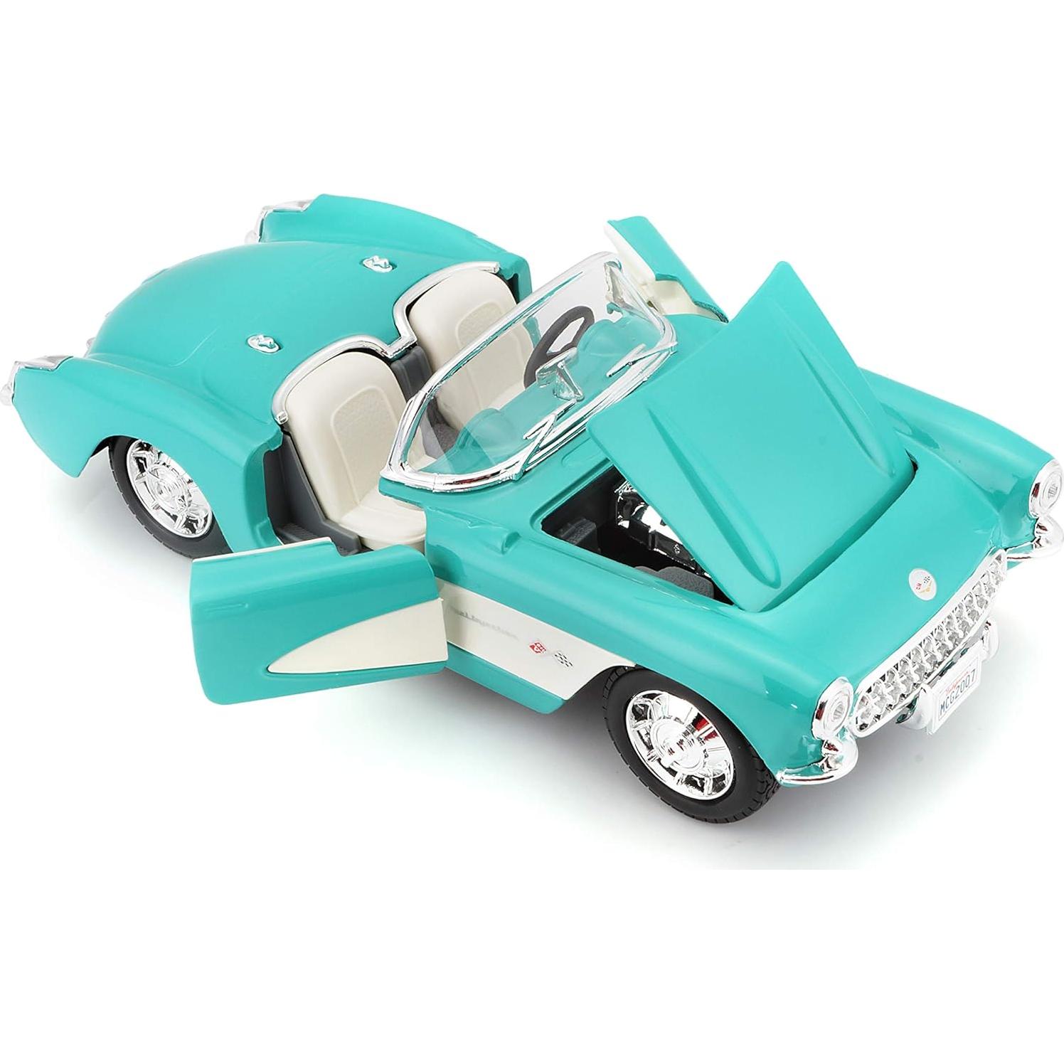 Maisto 1:24 Chevrolet Corvette 1957 Edición Especial Turquesa