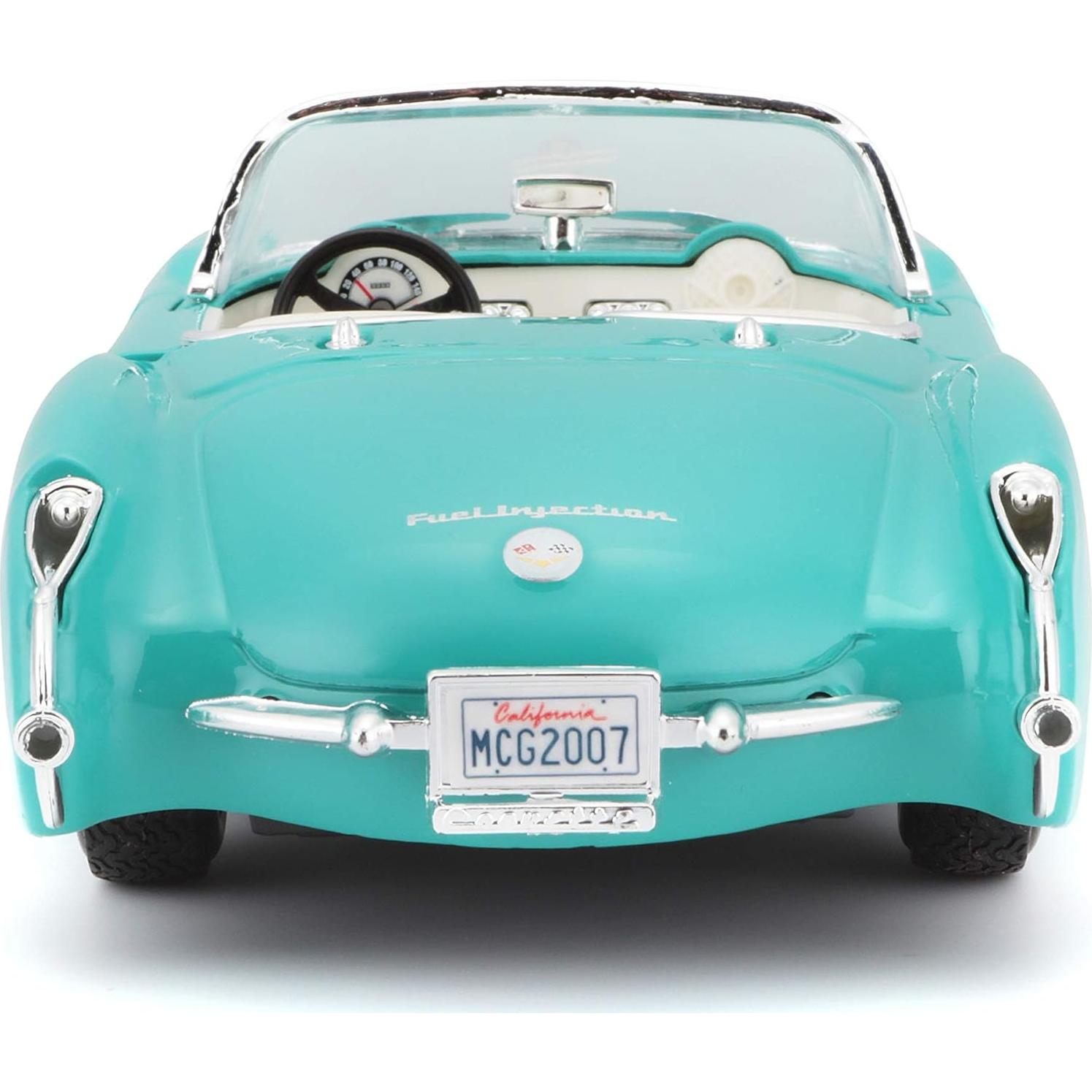 Maisto 1:24 Chevrolet Corvette 1957 Edición Especial Turquesa