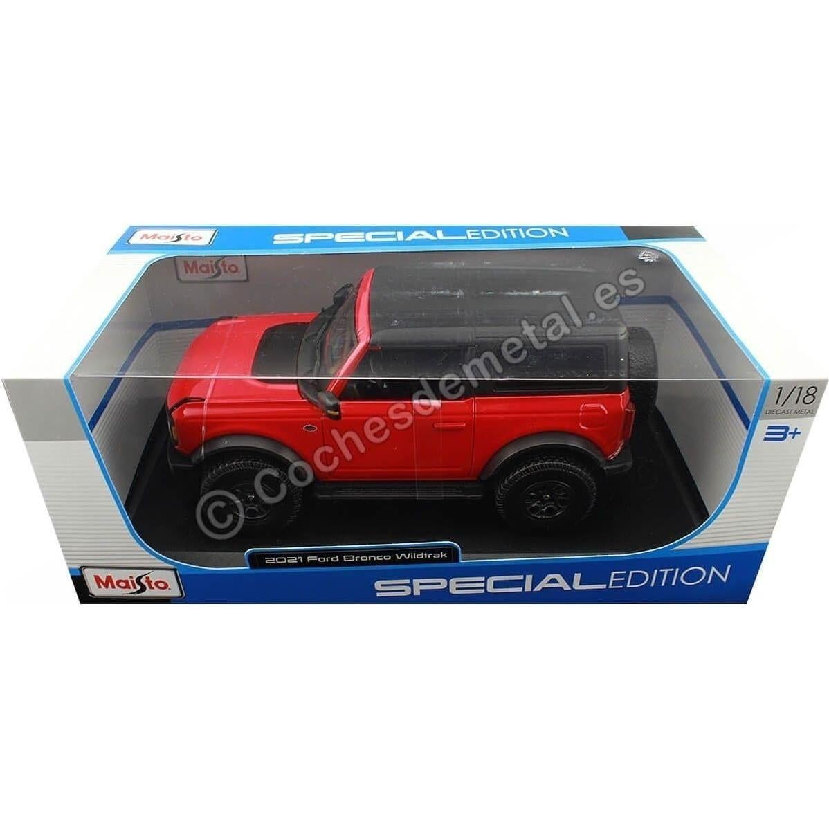 Maisto 1:18 Ford Bronco Wildtrak 2021 Diecast Coleccionable