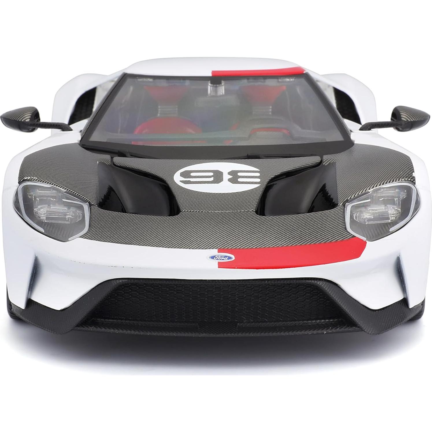 Maisto Ford GT #98 Edición Patrimonio Blanca 1:18 Diecast