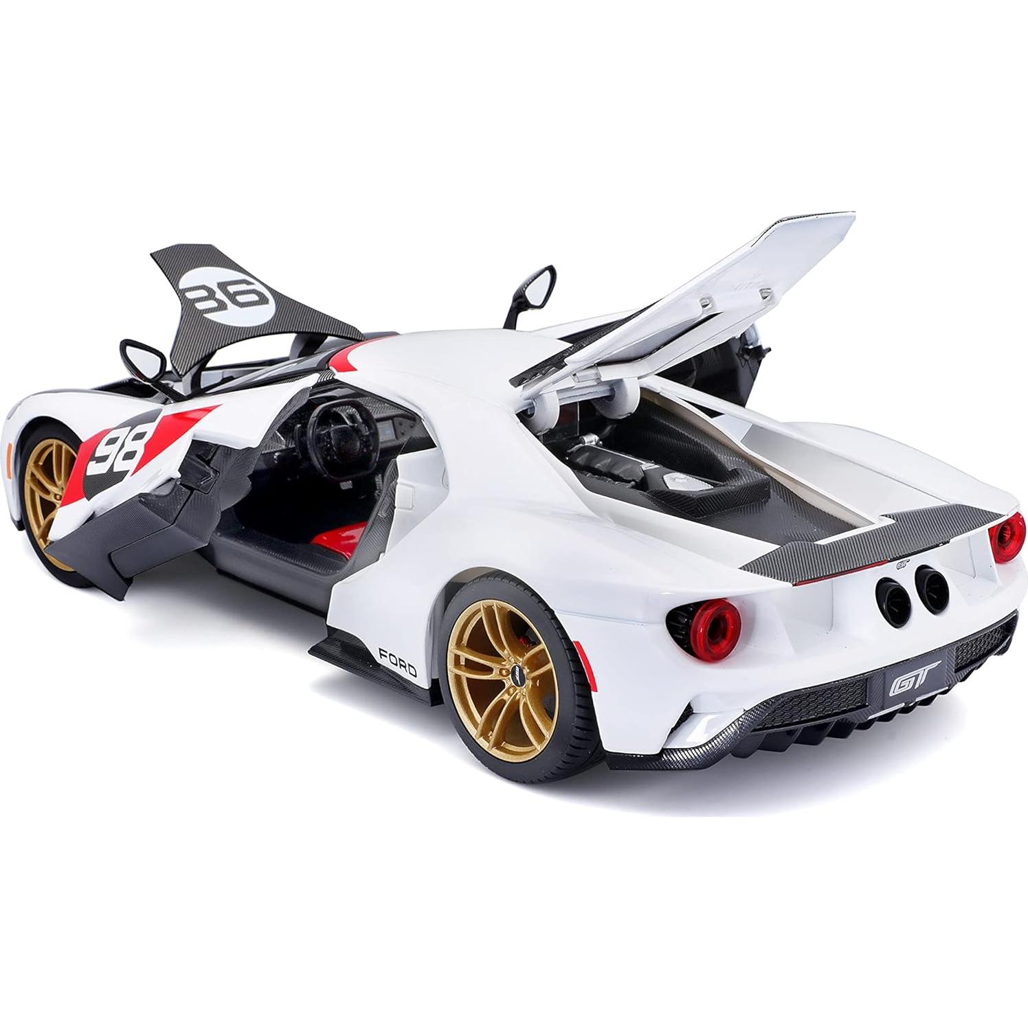 Maisto Ford GT #98 Edición Patrimonio Blanca 1:18 Diecast