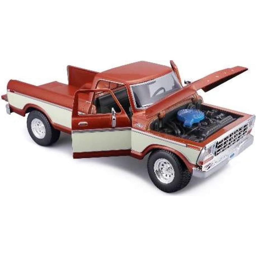 Maisto F150 Pick-Up 1979 a Escala 1/18 Marrón Coleccionable