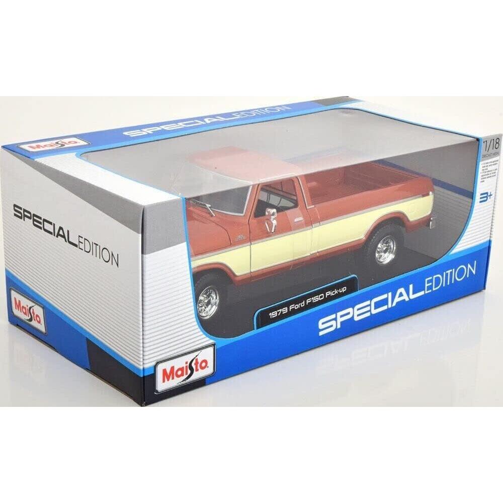 Maisto F150 Pick-Up 1979 a Escala 1/18 Marrón Coleccionable