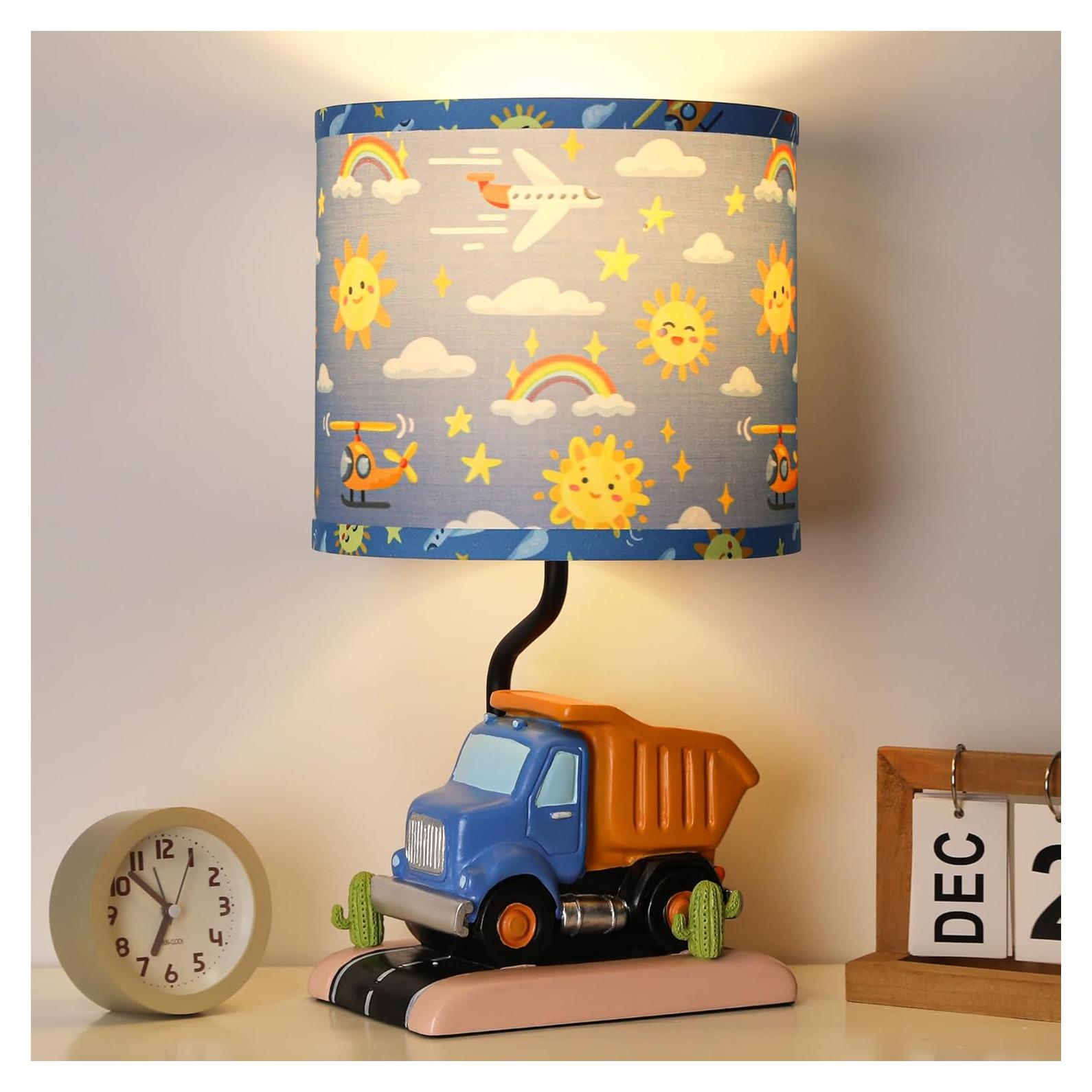 Lámpara de Mesa para Niños Hamucd Azul 42cm LED Incluida