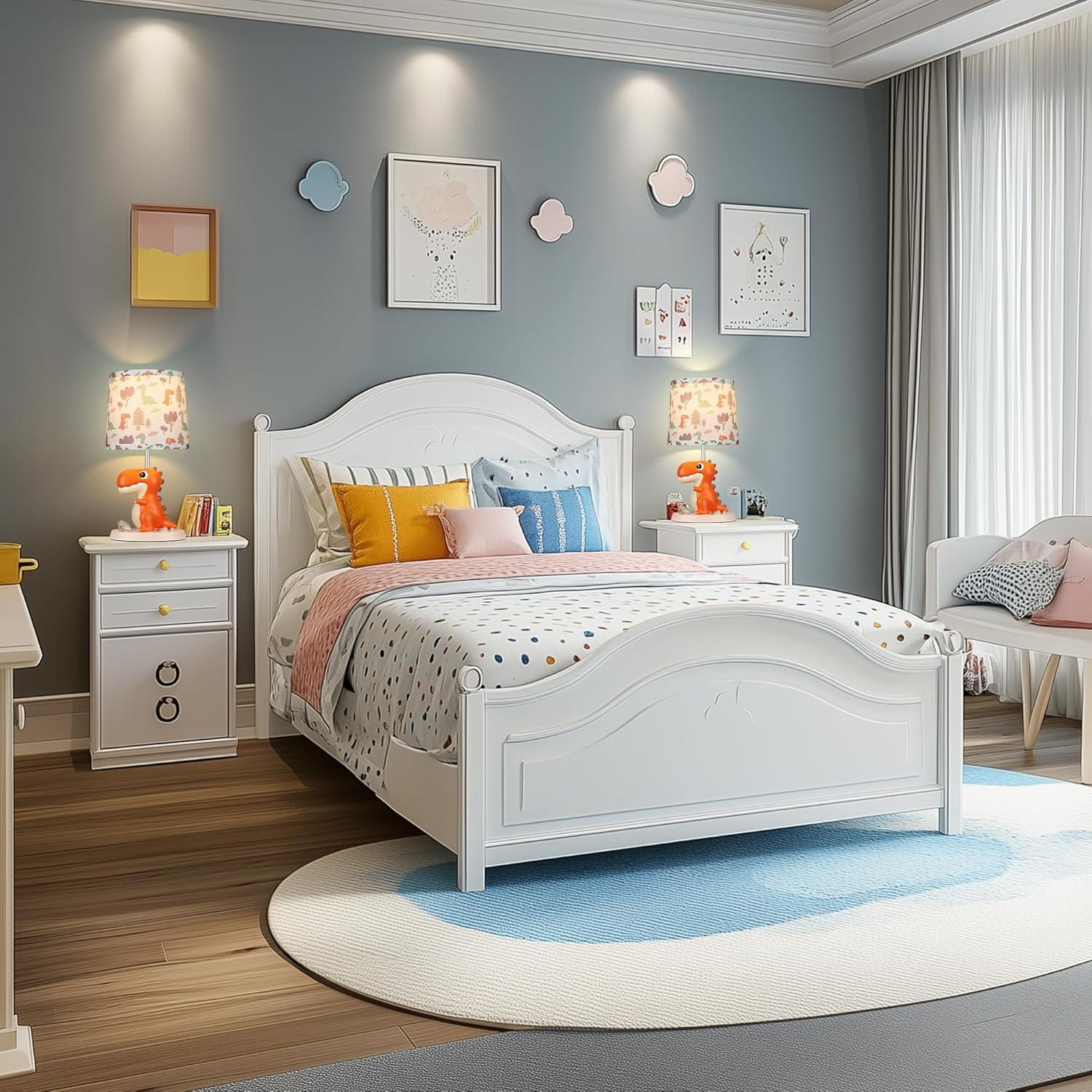 Lámpara de Mesa Dinosaurio Hamucd LED Naranja 22.86x22.86cm