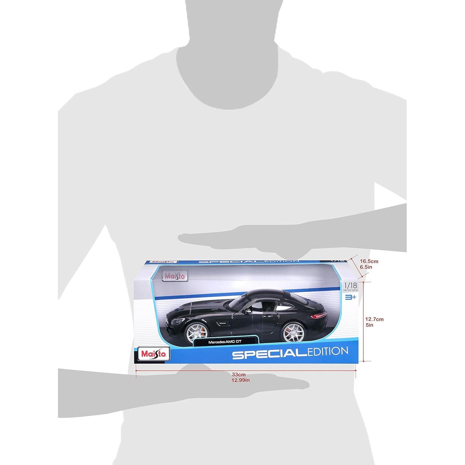 Maisto Mercedes AMG GT 1:18 Modelo a Escala Detallado