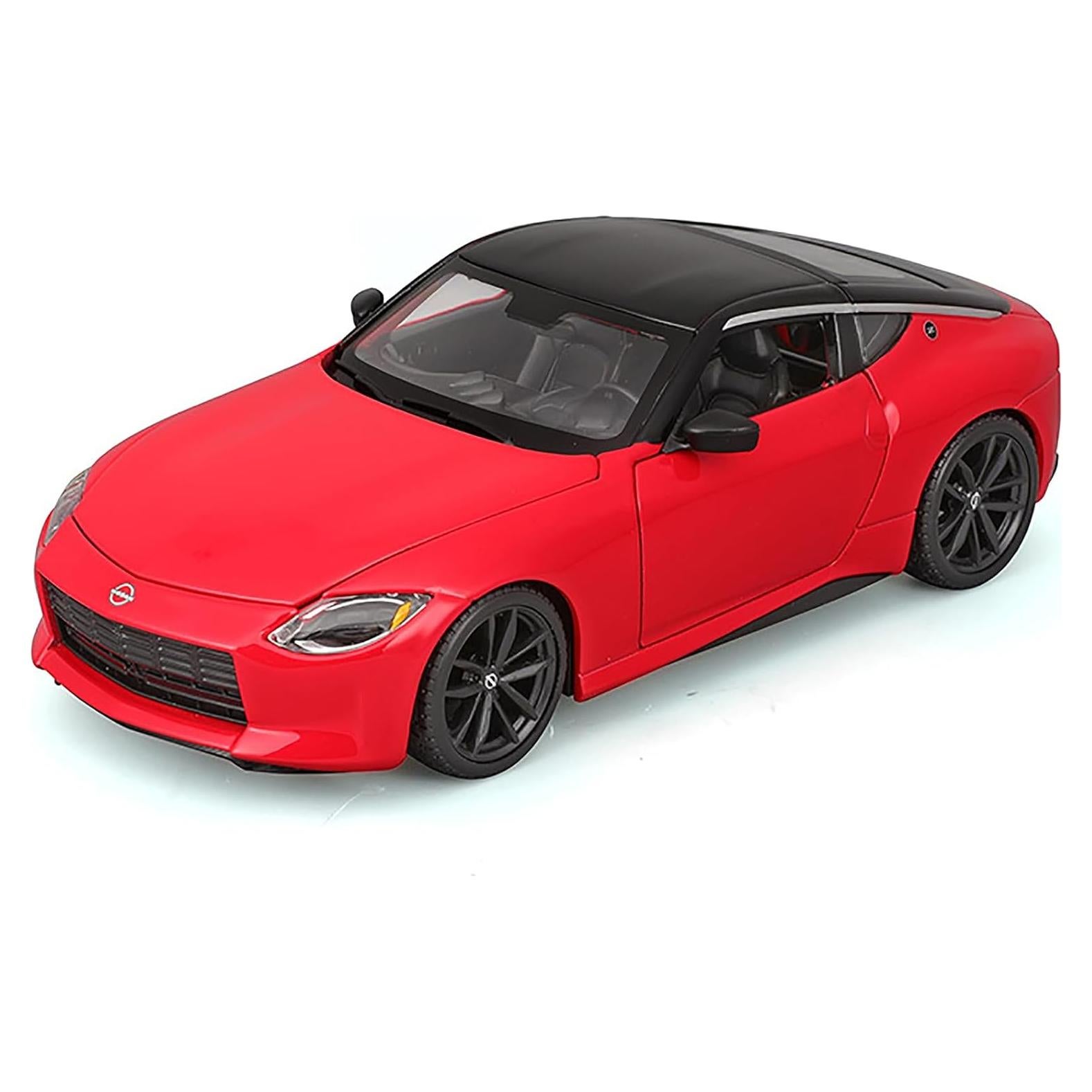 Coche Diecast 2023 Z Rojo Techo Negro 1/24 Maisto