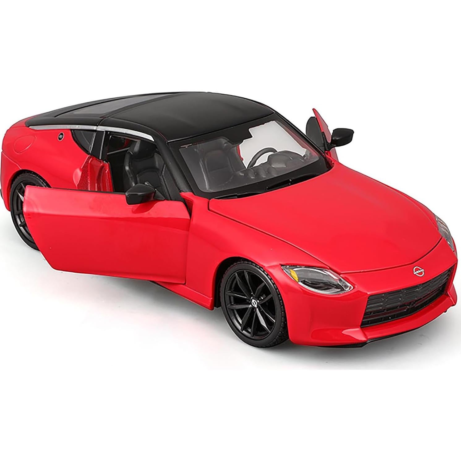 Coche Diecast 2023 Z Rojo Techo Negro 1/24 Maisto