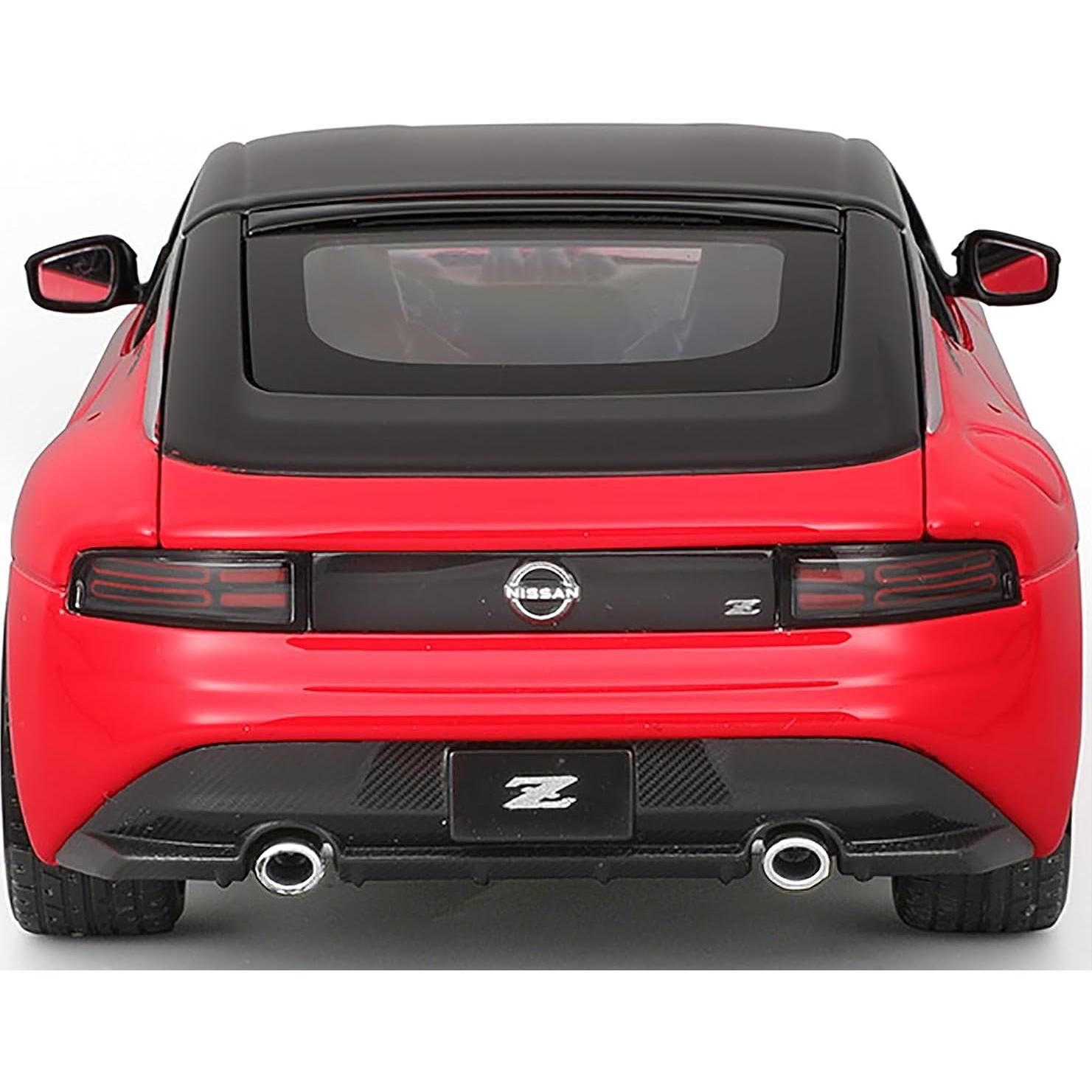 Coche Diecast 2023 Z Rojo Techo Negro 1/24 Maisto