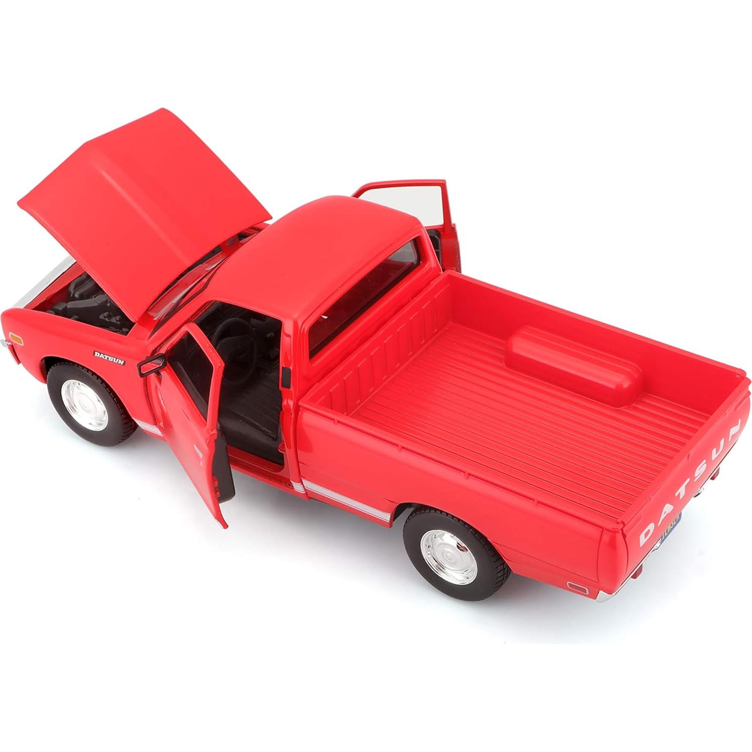Maisto Datsun 620 Pickup 1973 1:24 Modelo Escala 20 cm Rojo