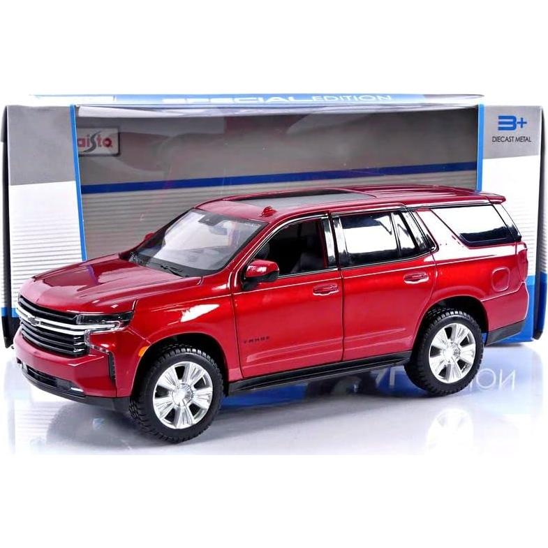 Coche Coleccionable Maisto Chevrolet Tahoe 2021 Escala 1:24