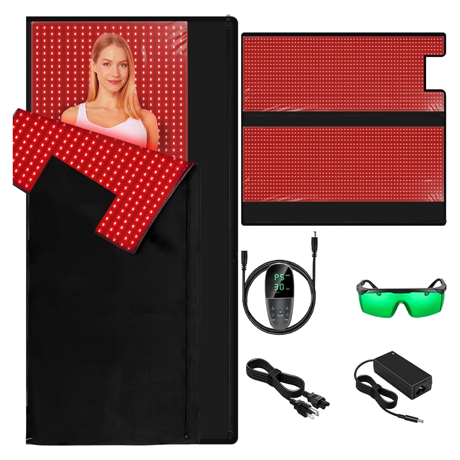 Almohadilla Terapia Luz Roja ADVARAYS 2520 LEDs 180x79 cm