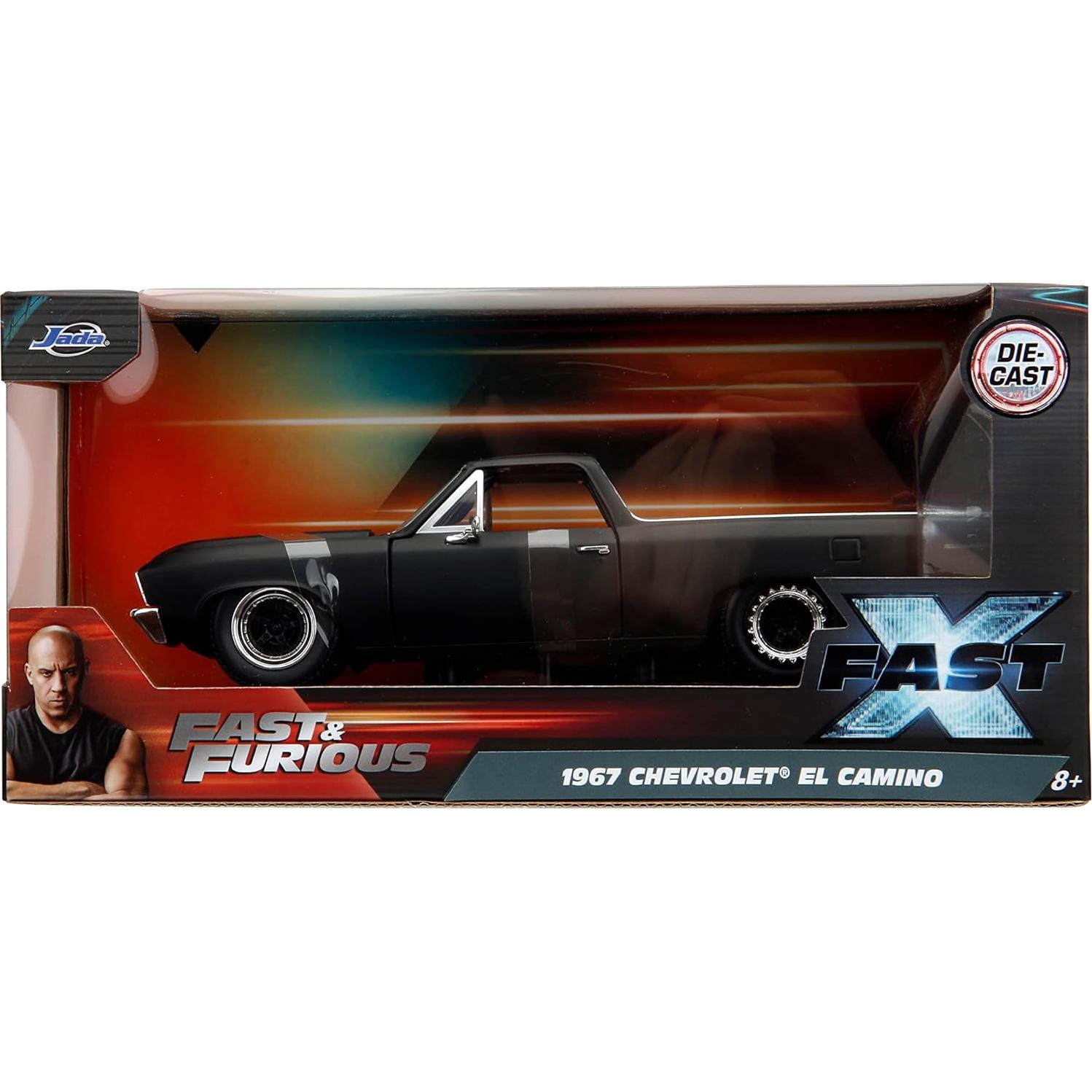 Coche Die-Cast 1967 Chevy El Camino Rápido y Furioso 1:24