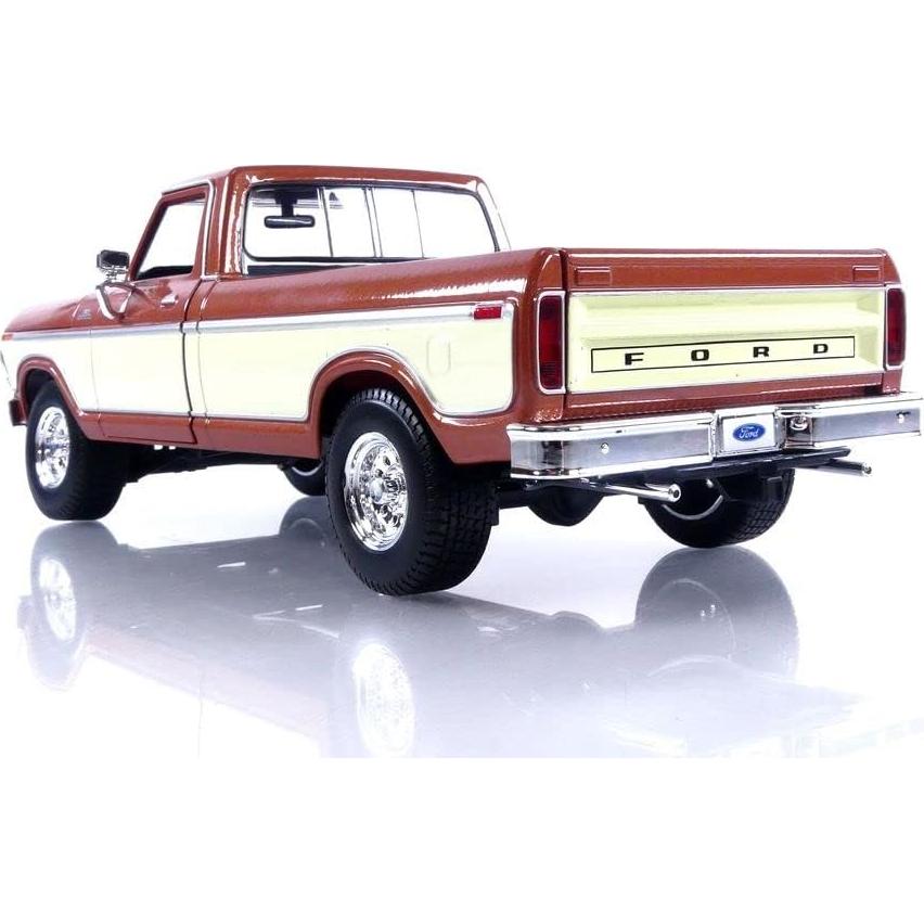 Coche Miniatura Coleccionable Maisto F-150 1979 Marrón