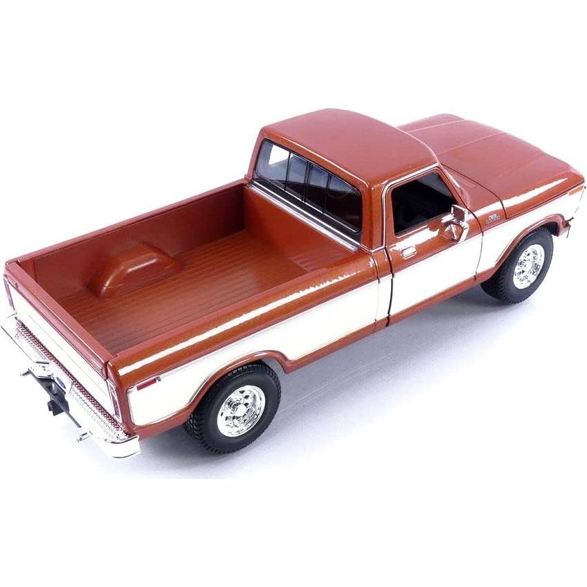 Coche Miniatura Coleccionable Maisto F-150 1979 Marrón