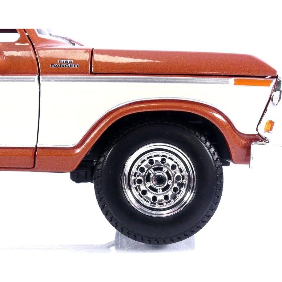 Coche Miniatura Coleccionable Maisto F-150 1979 Marrón