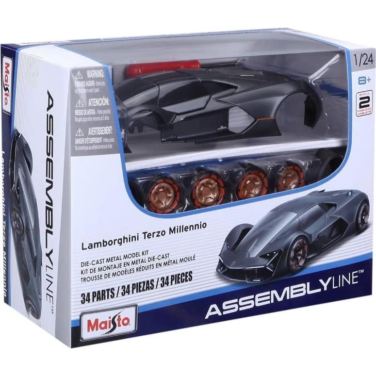 Maisto Lamborghini Terzo Millenio 1:24 Gris - Modelo a Escala