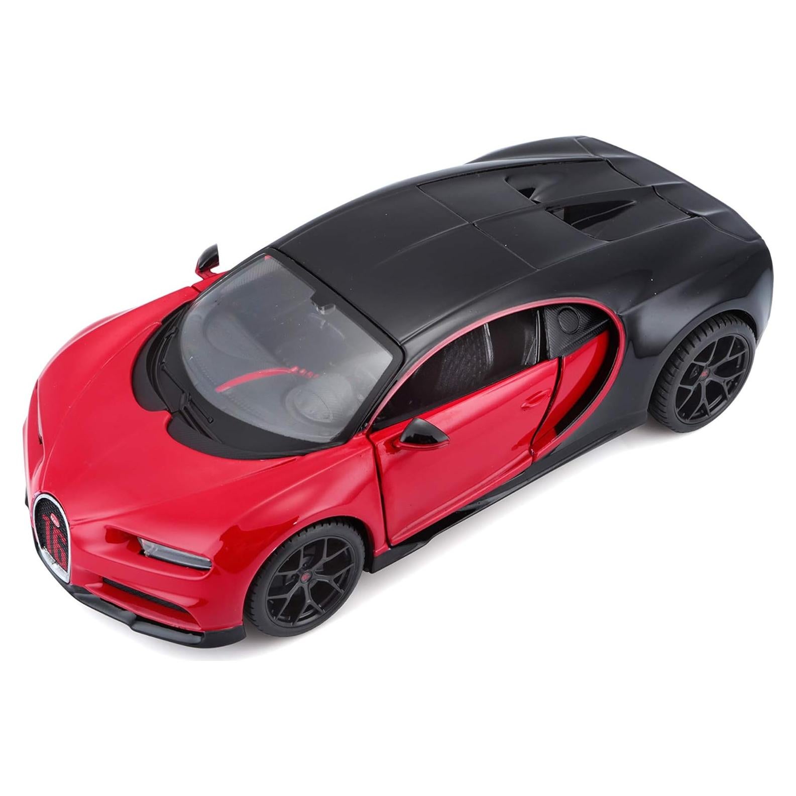 Maisto Bugatti Chiron Sport 1:24 Diecast Rojo y Negro
