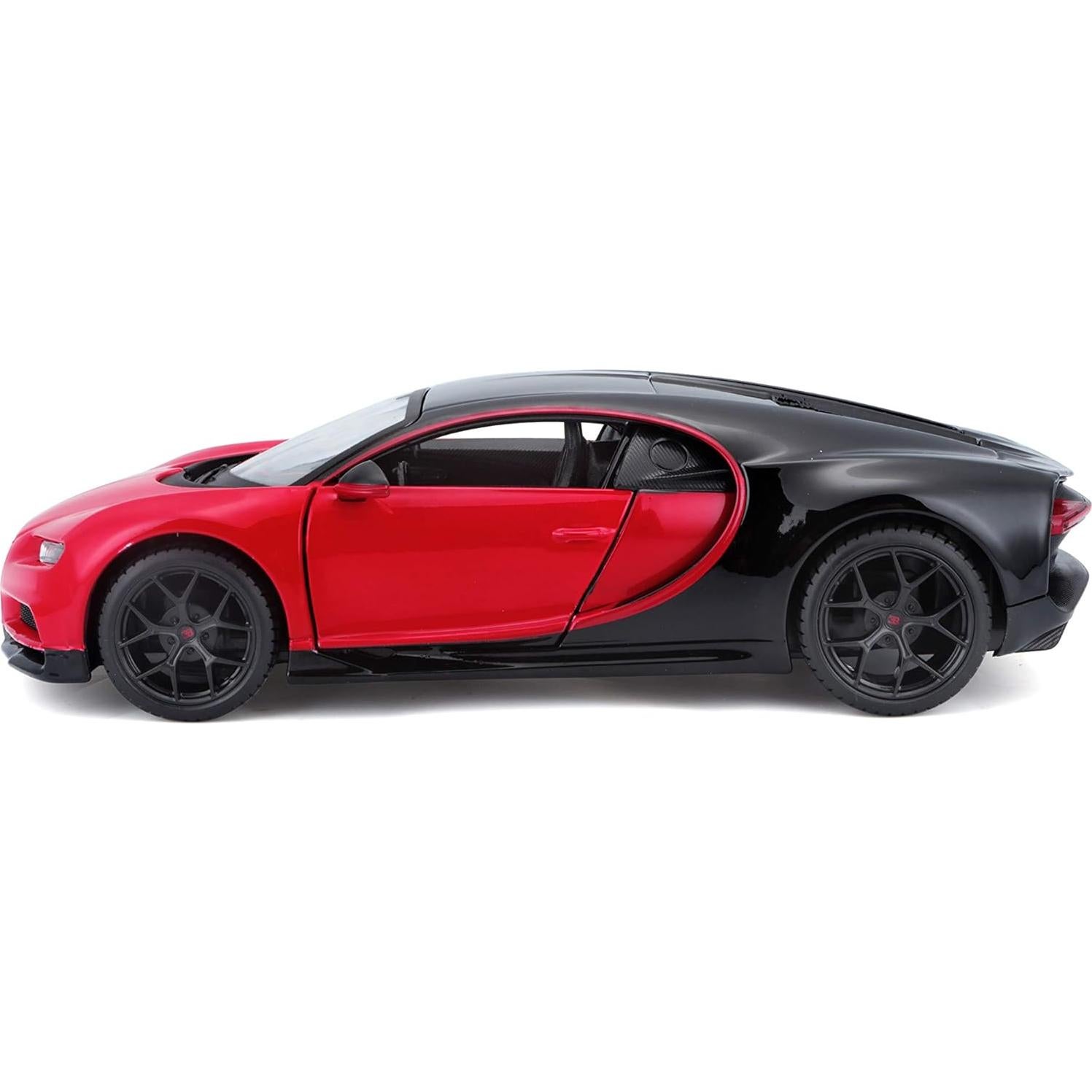 Maisto Bugatti Chiron Sport 1:24 Diecast Rojo y Negro