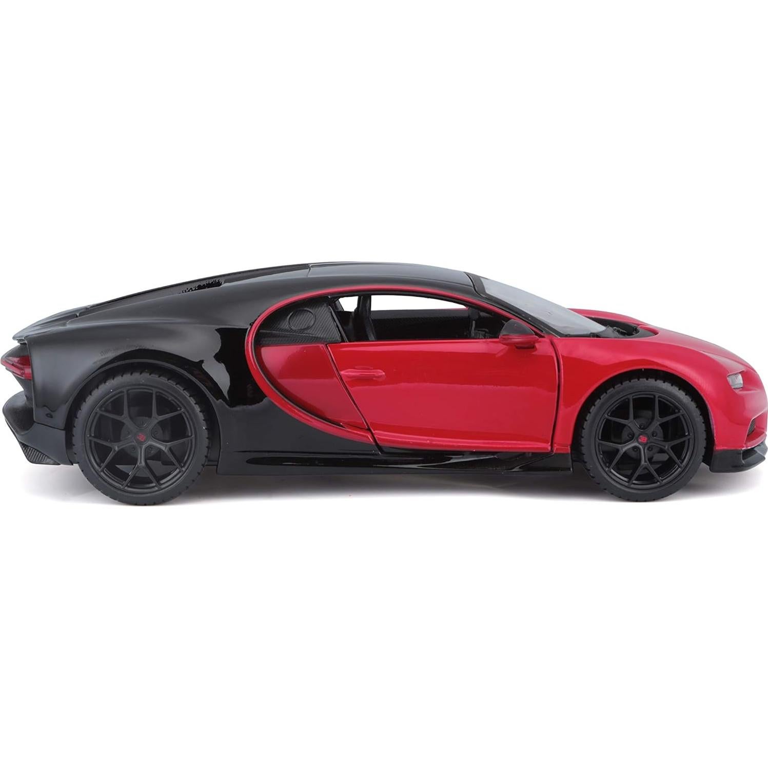 Maisto Bugatti Chiron Sport 1:24 Diecast Rojo y Negro