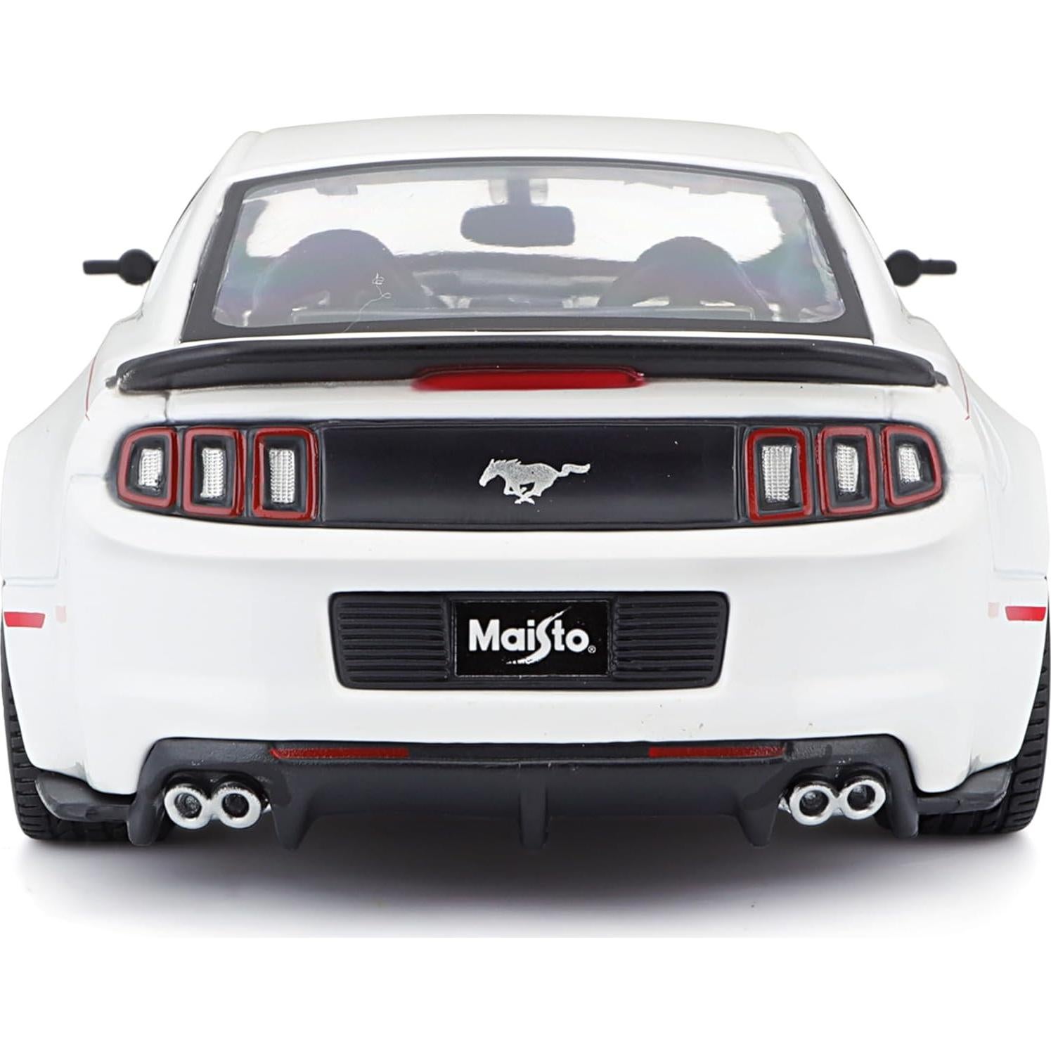 Maisto Ford Mustang Street Racer Blanco 11.5x10.5cm