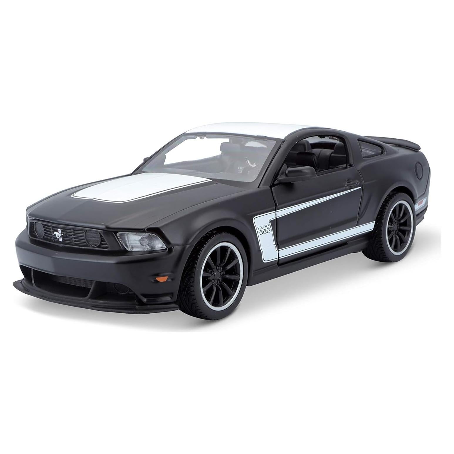 Coche Coleccionable Maisto Ford Mustang 1:24 Negro Mate