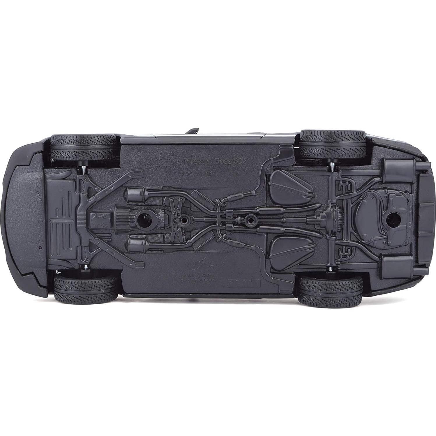 Coche Coleccionable Maisto Ford Mustang 1:24 Negro Mate