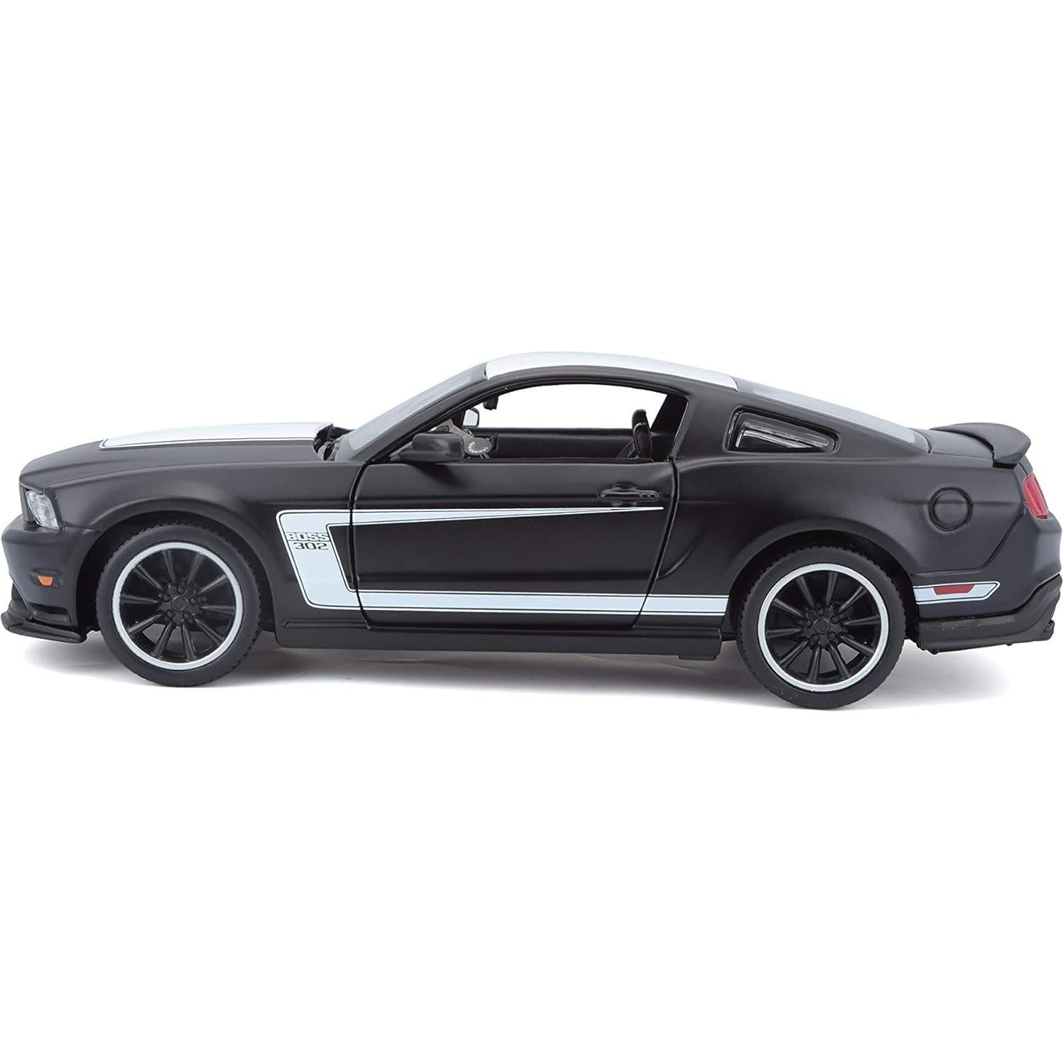 Coche Coleccionable Maisto Ford Mustang 1:24 Negro Mate