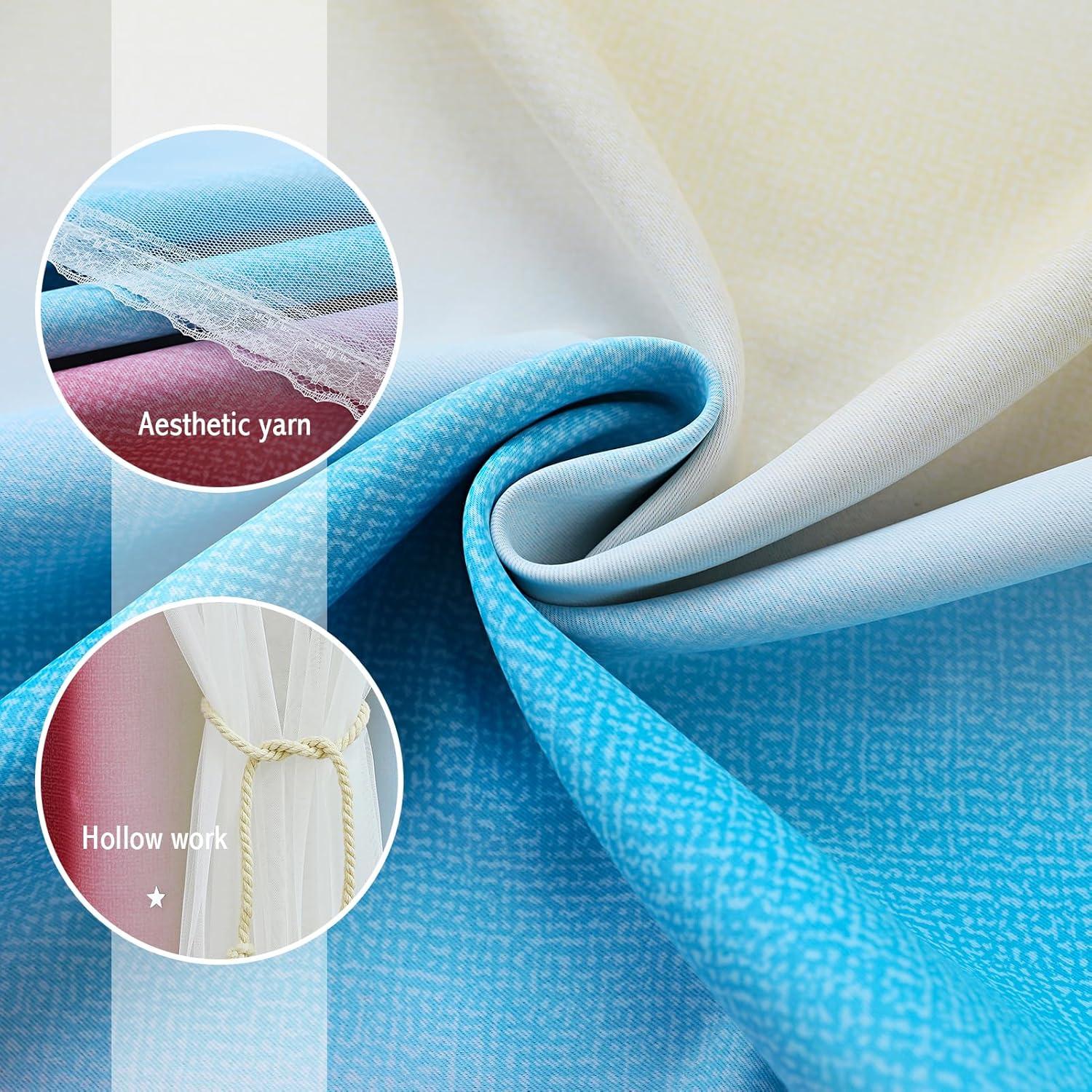 Cortinas Opacas Anytime para Niñas 52x240 cm Color Púrpura