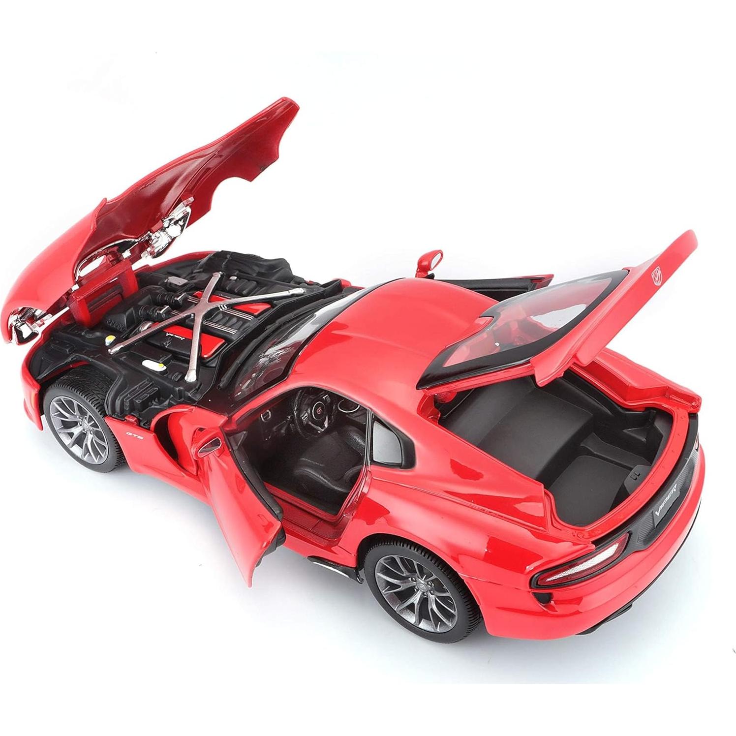 Maisto Vehículo Diecast 1:18 SRT Viper GTS 24.1 cm